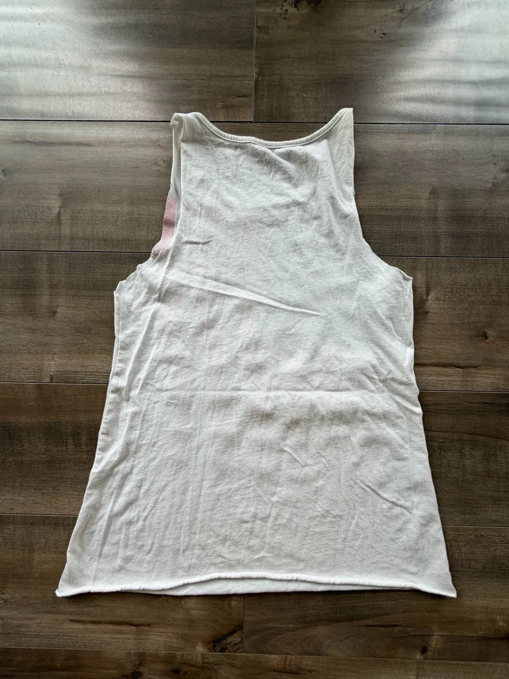 The Children's Place White Tank Top with Red Stripes & Navy Stars
